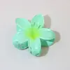 Novo Clipe de Flor Europeu e Americano Retrô Flor Colorida Garra de Cabelo Acessório de Cabeça Feminino Lateral Metade Traseira da Cabeça Clipe de Cabelo Tubarão