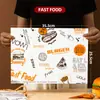 Mantel de Papel Desechable para Llevar para Platos de Comida, 600 Hojas, Tienda de Hamburguesas, Hot Pot, Comida Occidental, Papel para Bandeja de Pollo Frito a Prueba de Grasa, Personalizable