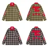 SAVAGEBASE parche de bordado de letras tridimensionales retro americano camisa con textura a cuadros nueva primavera/otoño 2026