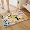 Tapete de Banheiro 2026 Novo Estilo Banheiro Antiderrapante Absorção de Água Secagem Rápida Tapete para Pés Espessado Resistente a Manchas Tapete de Caxemira Banheiro
