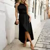 Comércio Exterior Transfronteiriço Vestido Longo Europeu e Americano 2026 Vestido Feminino Novo Estilo Roupas Femininas Primavera e Verão Ajuste na Cintura Vestido de Primavera