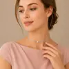 Moda europeia e americana simples personalidade street shot feminino clavícula cadeia jóias atacado cobre espinha de peixe artesanal cadeia colar de pérolas