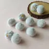20mm Bola Colgante de Otoño e Invierno Bola de Pelo de Conejo Colgante de Felpa DIY Accesorios de Joyería Cuentas Cadena de Teléfono Móvil Llavero