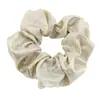 Elástico de Cabelo Metálico Arco-Íris Simples Europeu e Americano Estampagem a Quente Cor Única Anel de Intestino de Porco Flor de Cabelo