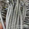 Atacado Transfronteiriço Tecido de Feltro Tiras de Strass Fita Decorativa de Strass para DIY Decoração de Carro Material de Tecido de Feltro Adesivos de Strass