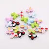 Cuentas Sueltas Impresas a Doble Cara Pintadas con Colores Contrastantes, Mariposa Acrílica DIY Cadena para Teléfono Hecha a Mano Materiales y Accesorios para Joyería