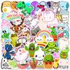 50 lindas pegatinas decorativas de dibujos animados para cuaderno, patineta, equipaje, coche, taza de agua, grafiti, pegatinas de cuenta de mano, venta al por mayor