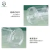 Frasco de Plástico Transparente de 68 Dientes 80/120/300ml Botella Vacía para Envasado de Cera para el Cabello y Mascarilla de Barro Tapa de Aluminio de 50g Frasco para Cera para el Cabello y Mascarilla Capilar