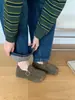 Sapatos femininos elegantes de sola grossa estilo coreano, novo modelo outono 2026, sapatos femininos versáteis de bico redondo com solas elásticas, outros estilos de verão