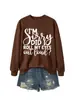 Lo siento, ¿me puse mi sudadera casual simple de otoño e invierno para mujer de la tienda independiente de Amazon eBay?