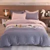 Juego de Cuatro Piezas de Algodón 100% Puro Clase A Espesado Cepillado Otoño e Invierno Juego de Cama Venta al por Mayor desde Fabricante Transfronterizo