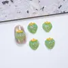 Accesorios de Arte de Uñas de Fruta de Fresa de Dibujos Animados Coloridos de Dos Tonos Simulados, Decoraciones de Uñas Lindas Tridimensionales, Accesorios Hechos a Mano para DIY