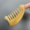 Fábrica venta al por mayor resina cera de abeja cuernos peine masaje de cabeza peine ocho dientes masaje dial raspado cabeza picazón cabeza