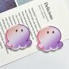 Accesorios de Serie Oceánica Creativa de Acrílico Grande Delfín Estrella de Mar Broche Pin para el Cabello DIY Pegatina para Refrigerador