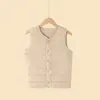Chaleco de Lana de Oveja para Niños Otoño Invierno Niños Niñas Bebé Ropa Infantil Ligero Ajustado Forro Interior Se Usa Por Dentro Chaleco Cálido