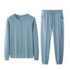[Tecido Flanelado 100% Algodão] Pijama Masculino de Manga Longa Outono/Inverno 2025, Adequado para Esportes ao Ar Livre e Uso Doméstico, Pode Ser Usado na Rua