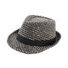 Chapéu de Jazz Estilo Coreano Novo Outono e Inverno Chapéu de Sol com Aba Lavada Estilo Britânico Retrô Chapéu de Cavalheiro Masculino para Viagem de Férias