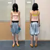 Tops de mujer Y2K, contraste multicolor de moda, adelgazantes, estilo callejero, retro INS europeo y americano, nuevo diseño versátil y elegante
