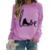 Amazon Comercio Exterior Suministro Zapatos Camisetas de Cuello Redondo Estampadas Sudaderas Talla Europea Chaquetas de Mujer Mangas Largas Talla Europea Otoño e Invierno Ancho
