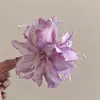 Mar de Flores de Verão Novo Estilo Chinês Presilha de Cabelo Lírio para Mulheres, Presilha Lateral de Flor Artificial Super Fada para Fotografia Acessório de Cabelo para Atmosfera