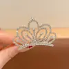 Tiara Personalizada de Fábrica para Crianças Presilha de Cabelo de Princesa Pente de Cabelo de Menina Pente de Cabelo para Apresentação de Menina Presilha de Cabelo com Sensação de Alto Padrão