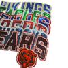 Logos de Times Americanos Transfronteiriços 49ers Cowboys Bills Patch Termocolante com Lantejoulas 28cm