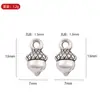 Colgante de piña de aleación de tres colores (dorado, plata antigua y bronce antiguo) de gran venta transfronteriza, Accesorios de joyería para pulsera y collar hechos a mano para bricolaje