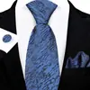 Conjunto de Corbata de Tres Piezas para Hombre 8cm Ropa Formal de Negocios Corbata Bordada Jacquard de Seda de Poliéster Logo Corbata Atada a Mano Personalizada