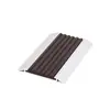 Tiras Antideslizantes para Escaleras de Aleación de Aluminio Tiras Planas para Peldaños de Jardín de Infancia Protectores de Esquina para Peldaños Planos Recubrimiento de Bordes Metálicos