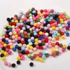 Cuentas Redondas de Pintura Acrílica Coloridas de 6 mm Pulsera DIY Hecha a Mano Collar Accesorios de Joyería Material Cuentas Sueltas