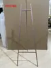 Suporte de Cavalete de Ferro para Casamento Dourado Porta-Retrato Suporte de Casamento Placa de Boas-Vindas Suporte de Exibição de Água Suporte de Exibição de Fotos Suporte para Pintura a Óleo Escandinavo