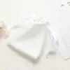 Bolsa de armazenamento para máscara de dormir de seda sintética, bolsa de tecido, bolsa com cordão de seda sintética acetinada, armazenamento de cosméticos estilo simples