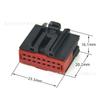6-1419169-8 Conector Doméstico Arnés de Cableado Automotriz Enchufe Interruptor Elevalunas Eléctrico de Coche 4 Pines