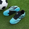 Nuevos Zapatos de Fútbol de Malla Transpirable de Verano para Niños y Estudiantes de Primaria con Botones Giratorios Zapatos de Entrenamiento de Fútbol Tf