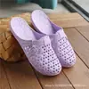 Pantuflas Antideslizantes Verano Suela Plana Baotou Agujero Baño Mediana Edad y Adultos Mayores Anticaída Huecas Suela Suave Playa Moda Hogar