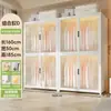 Armario de Acero Hogar Dormitorio Ropa Colcha Gabinete de Almacenamiento Armario de Pie para Niños Habitación de Alquiler Almacenamiento a Prueba de Polvo Perchero