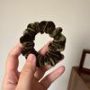 Elegante anillo de salchicha de terciopelo de alta calidad, anillo para el cabello de intestino grueso, traje de té con leche, anillo de intestino delgado de albaricoque, tocado de cuerda para el cabello para mujeres japonesas y coreanas, tocado de flores