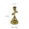 Candelabro de Hierro Retro Europeo Adornos Decoración de Escritorio Navideña Romántica Copa para Velas de Boda Suministros para Decoración de Boda