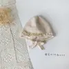 Touca para Bebê Outono e Inverno Nova Forro de Algodão Menina Bebê Fofa Meses Recém-nascidos Proteção Auricular À Prova de Vento Lã Quente