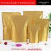 Saco autosselante de papel Kraft aluminizado embalagem autoportante saco de filme de alumínio chá laranja chá branco saco para alimentos amostras do conjunto completo no local