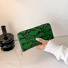 Suministro Transfronterizo Cartera Estampada de Longitud Media, Bolso de Mano Largo de Moda con Estampado de Nubes, Cartera de Gran Capacidad, Billetera para Monedas