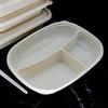Lonchera desechable degradable, envase para llevar, lonchera, tazón de sopa, lonchera de almidón de maíz, caja de embalaje para microondas