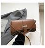 Bolso de hombro estilo francés para mujer, estilo retro, con hebilla de cinturón, estilo bandolera, 2025