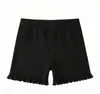 Novo produto transfronteiriço de 2026: Calça de Renda Canelada 100% Algodão, Shorts de Ciclismo de Verão para Meninas, Calça Caprichada para Bebê, Calça de Segurança