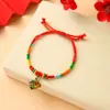 2026 Nueva Cuerda de Colores Pulsera DIY Pulsera Infantil Paz Zongzi Cuerda Roja Accesorios del Festival del Bote del Dragón Venta al por Mayor