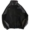 Tops retro estilo japonés para hombre y mujer, chaqueta de calle cortavientos con retazos hip-hop, chaqueta holgada oversize para pareja de mujer