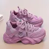 Zapatos Casuales Transpirables de Malla para Niñas 2026 Primavera/Verano Nueva Moda Versátil Zapatos Papá para Niños Mayores con Suelas Suaves