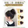 Moño de Cabello con Rizos Largos, Estilo de Alta Gama, Adorno para el Cabello en Forma de Flor, Moño Esponjoso de Cabello Real, Accesorio para el Cabello de Mujer