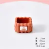 Estética Primaveral Cubo de Hierro Ramo de Flores Accesorios de Resina Jardinería de Rosas DIY Decoraciones de Escritorio Adornos de Micro Paisaje