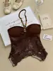 Top de tirantes con cuentas estilo chica hot retro americano con espalda descubierta sexy y top corto de malla con retazos